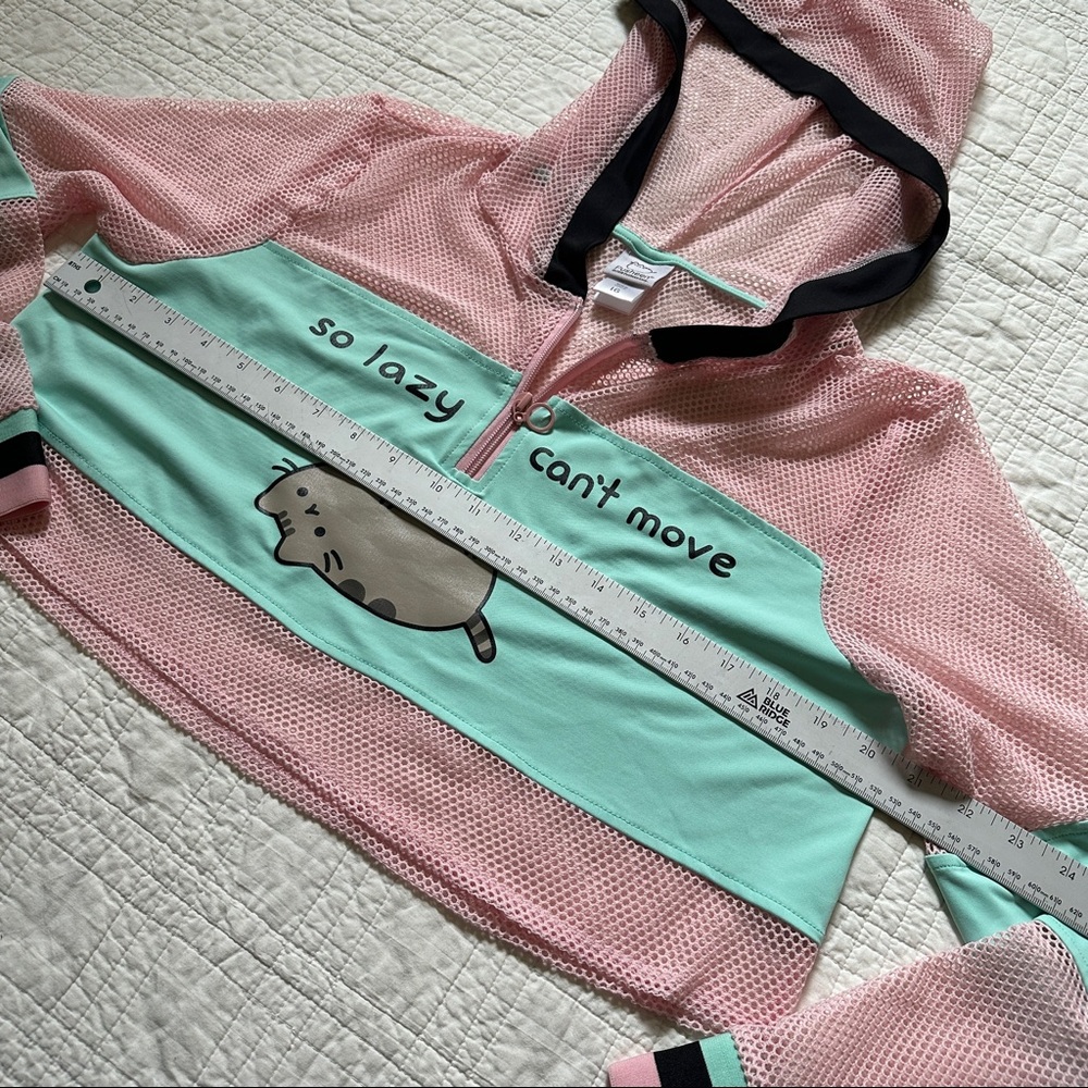 Pusheen Pastel Crop Top Mesh Large - Picture 4 of 8